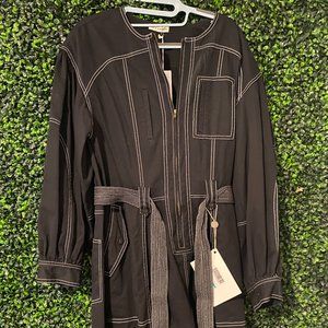 NEW! Ulla Johnson Piper Romper Size 10 Noir
